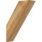 Ekena Millwork 4"W x 12"D x 16"H Traditional Rough Sawn Knee Brace, Western Red Cedar BRC04X12X16TRA00RWR - alternate 1